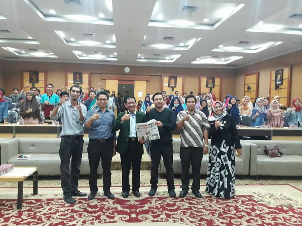 Gambar Mahasiswa UIN Alauddin Antusias di Pelatihan Jurnalistik Jaman Now